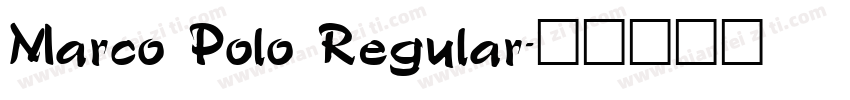 Marco Polo Regular字体转换
